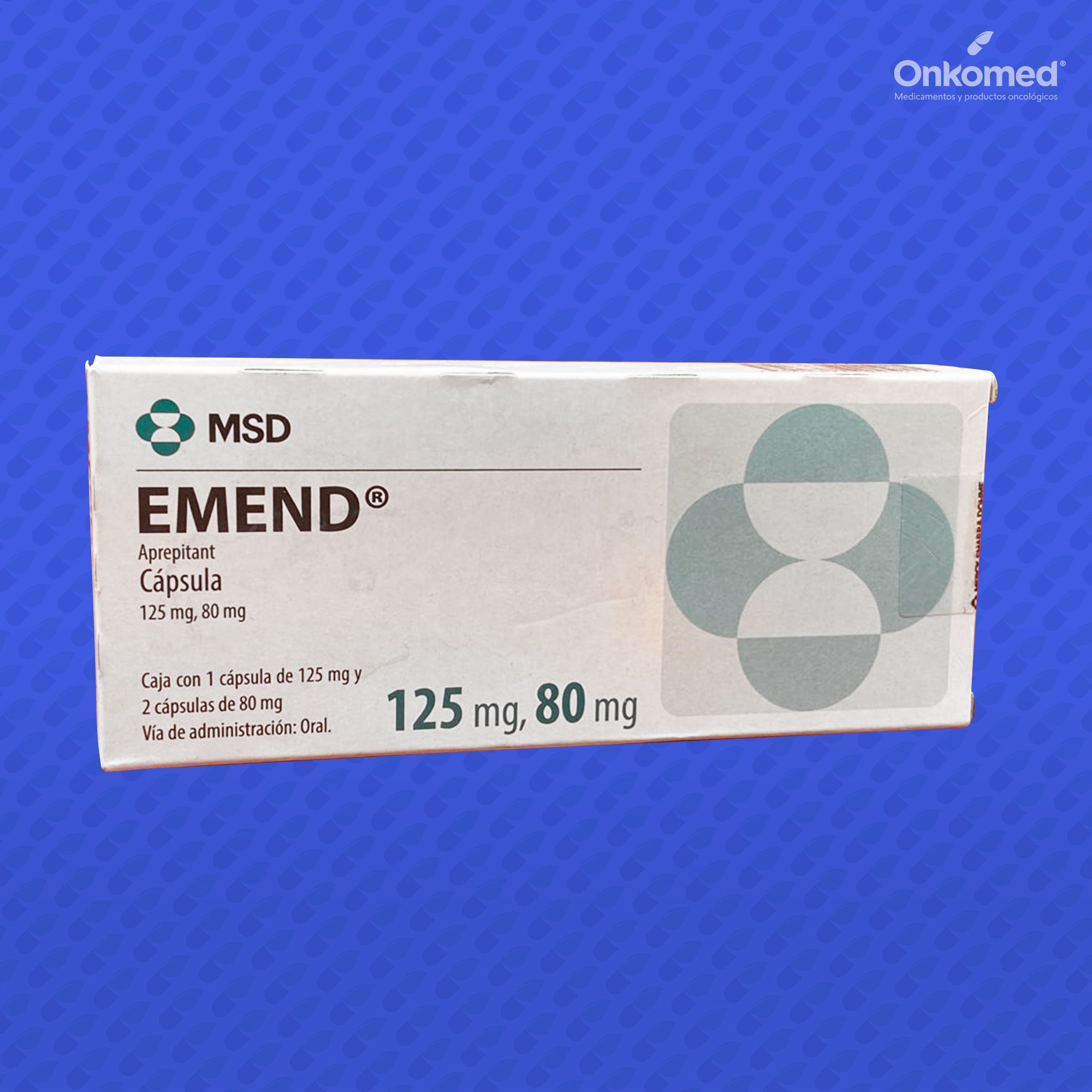 Aprepitant tableta 125/80 mg, Emend, MSD - Onkomed Farmacia
